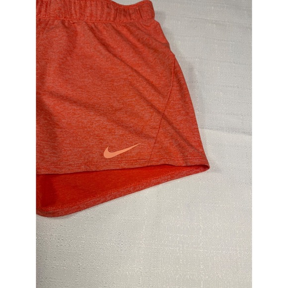 Nike Dri-FIT Running Shorts XS Orange Athletic Gym Workout Fitness - Picture 2 of 7